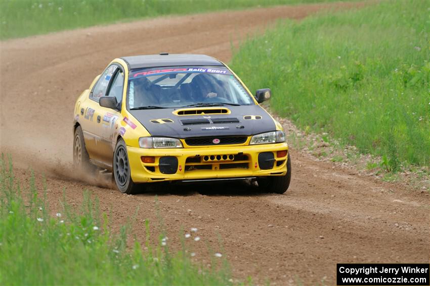 Steve Gingras / Joe Boburka Subaru Impreza on SS2, Skunk Creek.