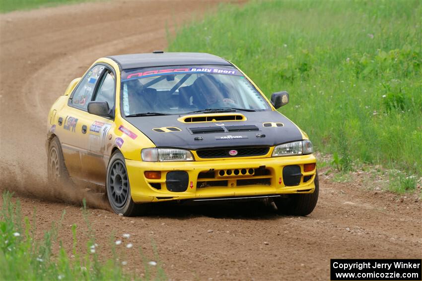 Steve Gingras / Joe Boburka Subaru Impreza on SS2, Skunk Creek.