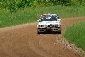 Shanti Witt / Keegan Helwig BMW 325is on SS2, Skunk Creek.