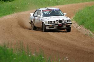 Shanti Witt / Keegan Helwig BMW 325is on SS2, Skunk Creek.