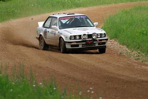 Shanti Witt / Keegan Helwig BMW 325is on SS2, Skunk Creek.