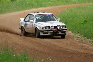 Shanti Witt / Keegan Helwig BMW 325is on SS2, Skunk Creek.