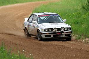 Shanti Witt / Keegan Helwig BMW 325is on SS2, Skunk Creek.