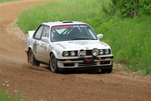 Shanti Witt / Keegan Helwig BMW 325is on SS2, Skunk Creek.