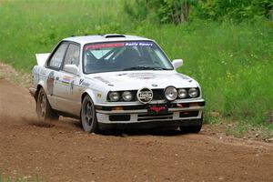 Shanti Witt / Keegan Helwig BMW 325is on SS2, Skunk Creek.