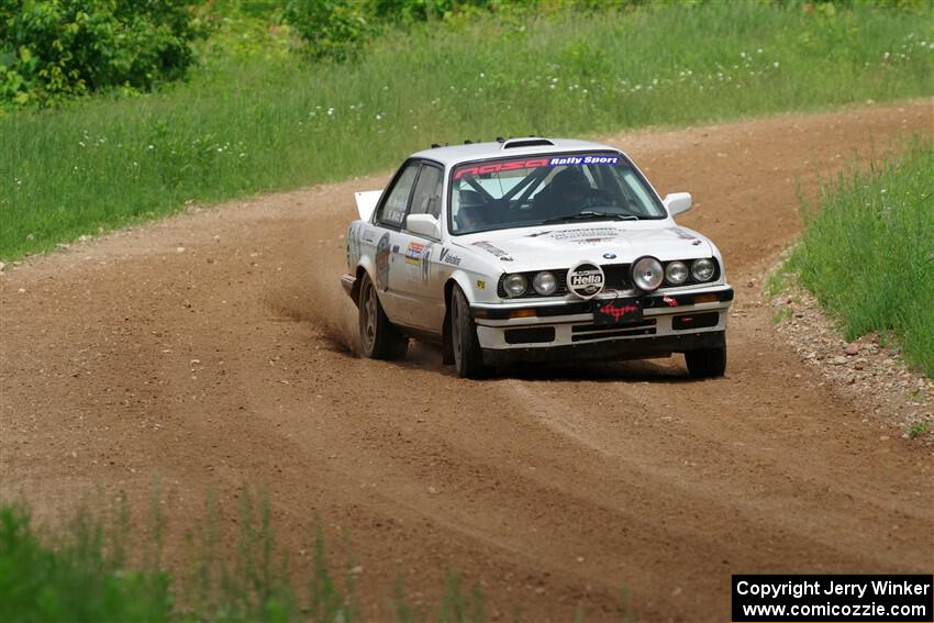 Shanti Witt / Keegan Helwig BMW 325is on SS2, Skunk Creek.
