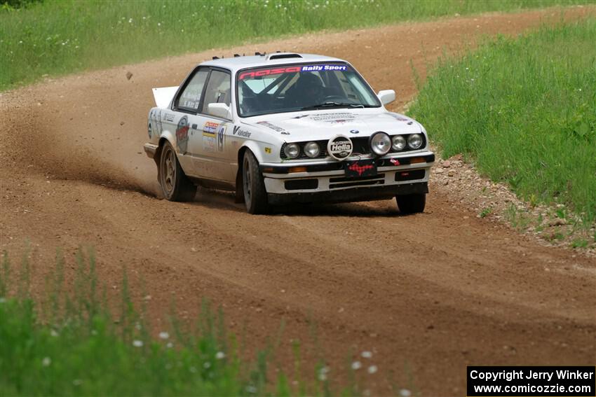 Shanti Witt / Keegan Helwig BMW 325is on SS2, Skunk Creek.