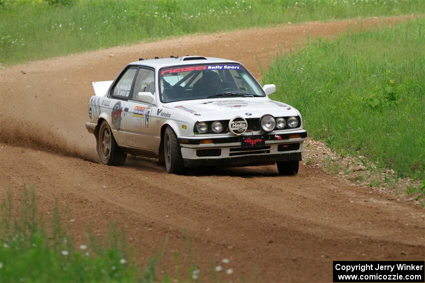 Shanti Witt / Keegan Helwig BMW 325is on SS2, Skunk Creek.