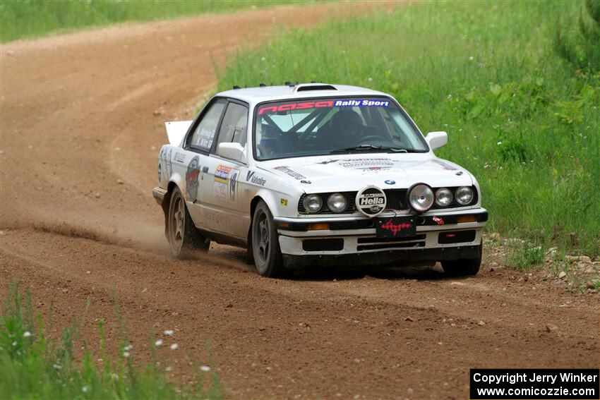 Shanti Witt / Keegan Helwig BMW 325is on SS2, Skunk Creek.