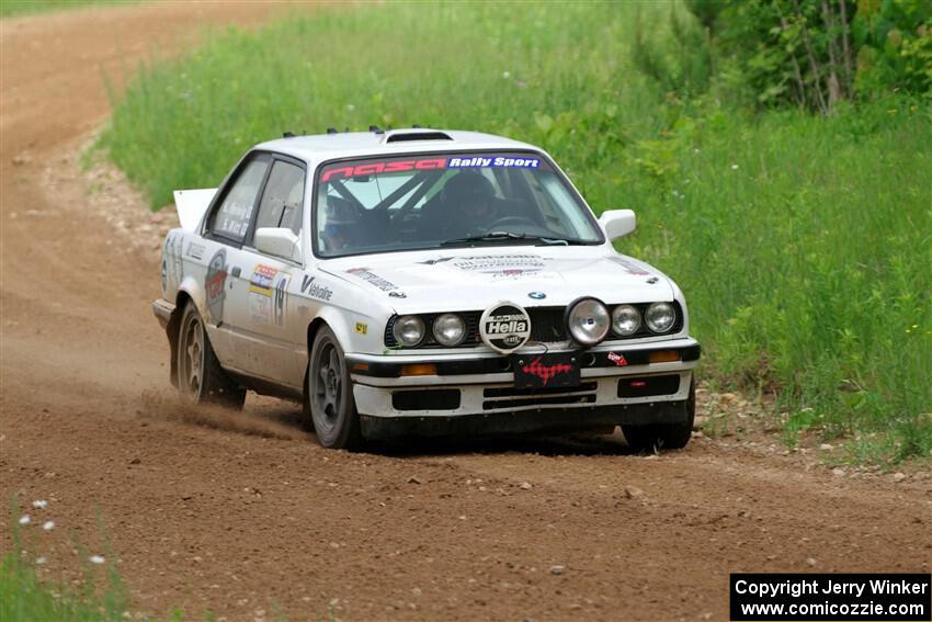 Shanti Witt / Keegan Helwig BMW 325is on SS2, Skunk Creek.