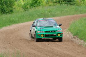 Jordan Locher / Cray Dumeah Subaru Impreza 2.5RS on SS2, Skunk Creek.