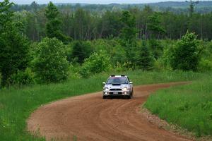 Noah Jacobson / Nathan Vance Subaru WRX on SS2, Skunk Creek.
