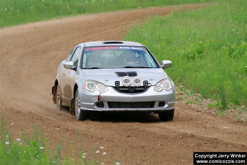 Derek Denti / Josh Remmetter Acura RSX on SS2, Skunk Creek.