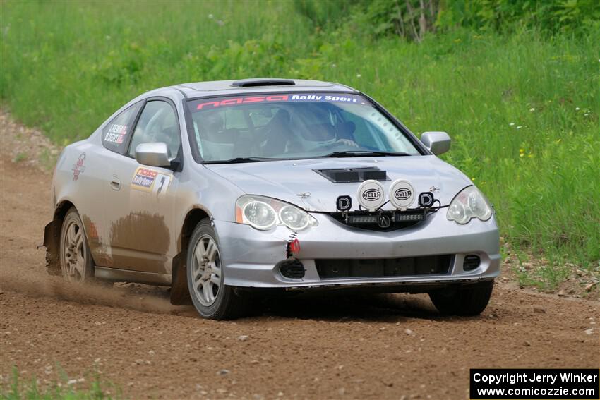Derek Denti / Josh Remmetter Acura RSX on SS2, Skunk Creek.