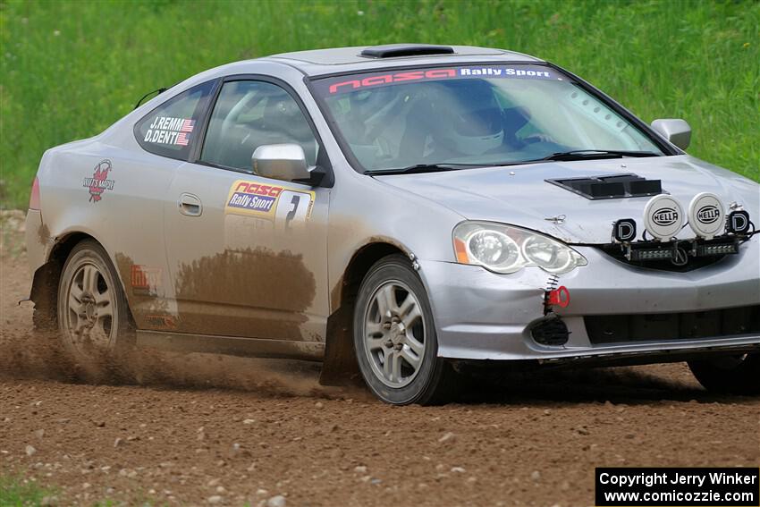 Derek Denti / Josh Remmetter Acura RSX on SS2, Skunk Creek.