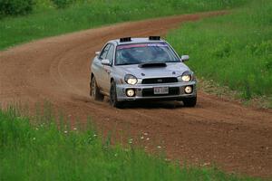 Noah Jacobson / Nathan Vance Subaru WRX on SS2, Skunk Creek.