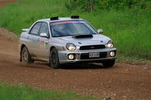 Noah Jacobson / Nathan Vance Subaru WRX on SS2, Skunk Creek.