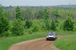 Mike Ryan's Subaru Impreza 2.5RS on SS2, Skunk Creek.