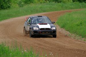 Mike Ryan's Subaru Impreza 2.5RS on SS2, Skunk Creek.
