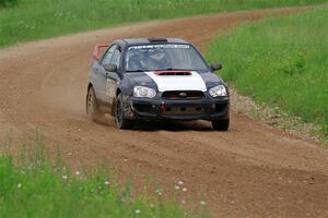 Mike Ryan's Subaru Impreza 2.5RS on SS2, Skunk Creek.