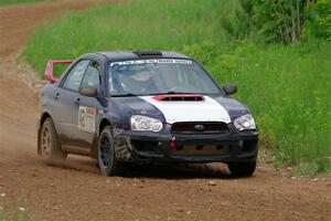 Mike Ryan's Subaru Impreza 2.5RS on SS2, Skunk Creek.