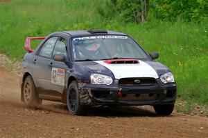 Mike Ryan's Subaru Impreza 2.5RS on SS2, Skunk Creek.