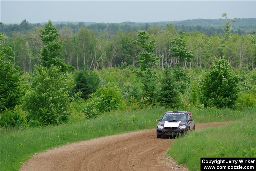 Mike Ryan's Subaru Impreza 2.5RS on SS2, Skunk Creek.