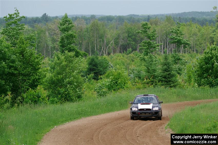 Mike Ryan's Subaru Impreza 2.5RS on SS2, Skunk Creek.
