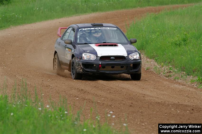 Mike Ryan's Subaru Impreza 2.5RS on SS2, Skunk Creek.