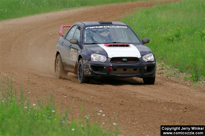 Mike Ryan's Subaru Impreza 2.5RS on SS2, Skunk Creek.