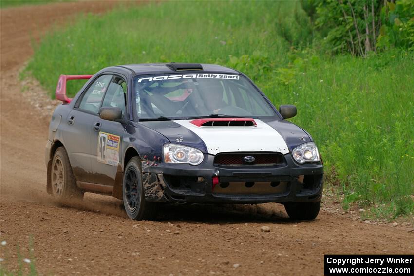 Mike Ryan's Subaru Impreza 2.5RS on SS2, Skunk Creek.