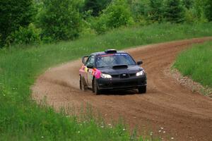 Colin Gleason / Ian Nelson Subaru Impreza 2.5RS on SS2, Skunk Creek.