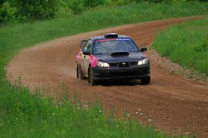 Colin Gleason / Ian Nelson Subaru Impreza 2.5RS on SS2, Skunk Creek.
