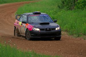 Colin Gleason / Ian Nelson Subaru Impreza 2.5RS on SS2, Skunk Creek.