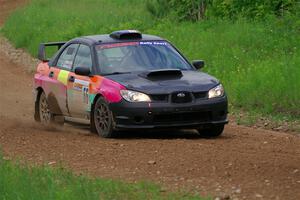 Colin Gleason / Ian Nelson Subaru Impreza 2.5RS on SS2, Skunk Creek.