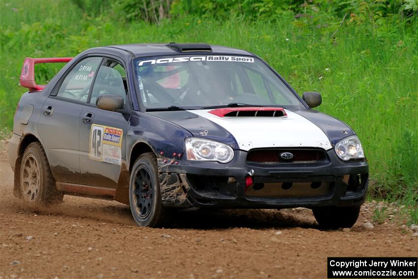 Mike Ryan's Subaru Impreza 2.5RS on SS2, Skunk Creek.