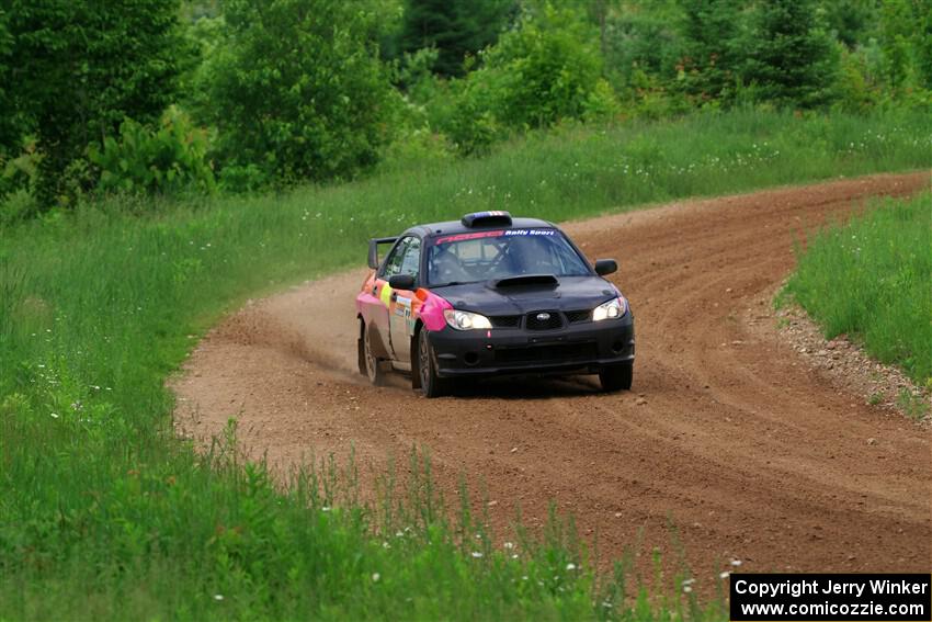 Colin Gleason / Ian Nelson Subaru Impreza 2.5RS on SS2, Skunk Creek.