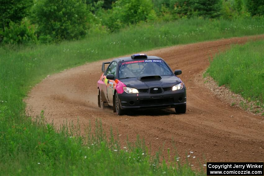 Colin Gleason / Ian Nelson Subaru Impreza 2.5RS on SS2, Skunk Creek.