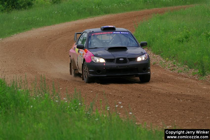 Colin Gleason / Ian Nelson Subaru Impreza 2.5RS on SS2, Skunk Creek.