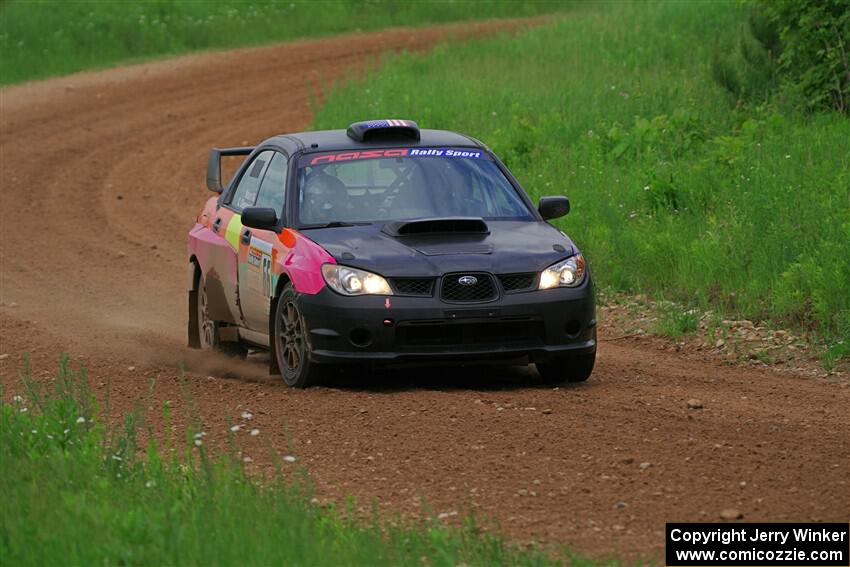 Colin Gleason / Ian Nelson Subaru Impreza 2.5RS on SS2, Skunk Creek.