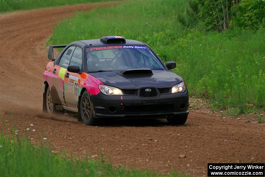 Colin Gleason / Ian Nelson Subaru Impreza 2.5RS on SS2, Skunk Creek.