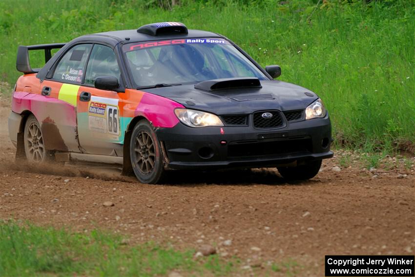 Colin Gleason / Ian Nelson Subaru Impreza 2.5RS on SS2, Skunk Creek.
