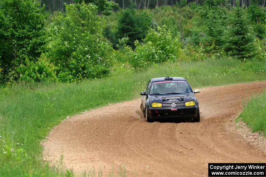 Chase Blakely / Mike Callaway VW GTI on SS2, Skunk Creek.