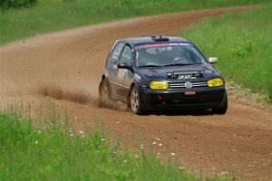 Chase Blakely / Mike Callaway VW GTI on SS2, Skunk Creek.