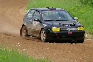 Chase Blakely / Mike Callaway VW GTI on SS2, Skunk Creek.