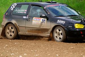 Chase Blakely / Mike Callaway VW GTI on SS2, Skunk Creek.