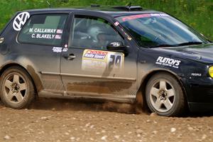 Chase Blakely / Mike Callaway VW GTI on SS2, Skunk Creek.