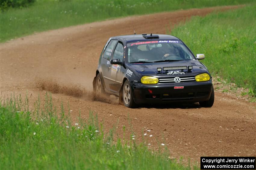 Chase Blakely / Mike Callaway VW GTI on SS2, Skunk Creek.