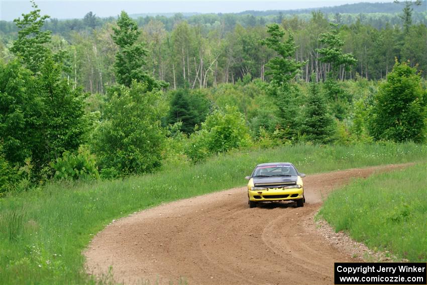 Eli Goethel / Max Sutton Mitsubishi Eclipse on SS2, Skunk Creek.