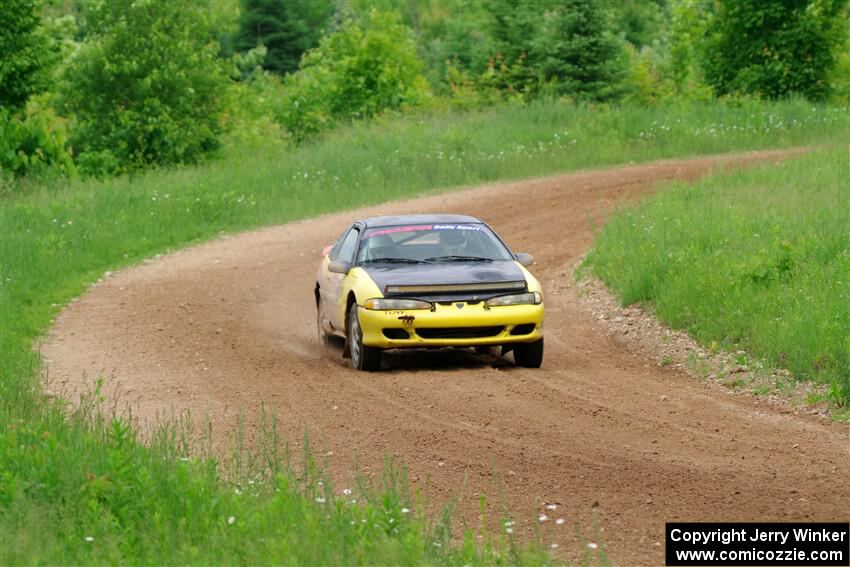 Eli Goethel / Max Sutton Mitsubishi Eclipse on SS2, Skunk Creek.